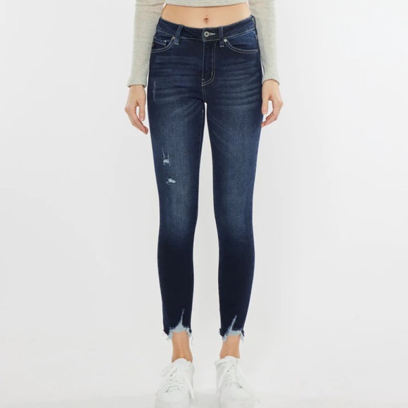 KanCan Aiya High Rise Ankle Skinny Jeans - Picture 1 of 6